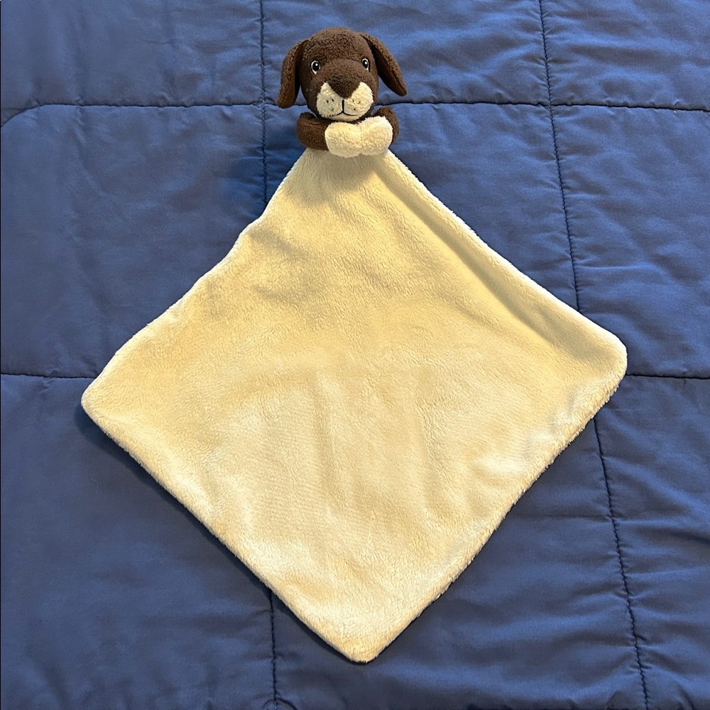 Bobo Buddies Brown Dog Lovey Security Blanket